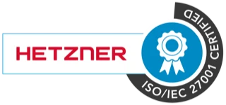 Driften kører hos Hetzner, som er ISO/IEC 27001-certificeret